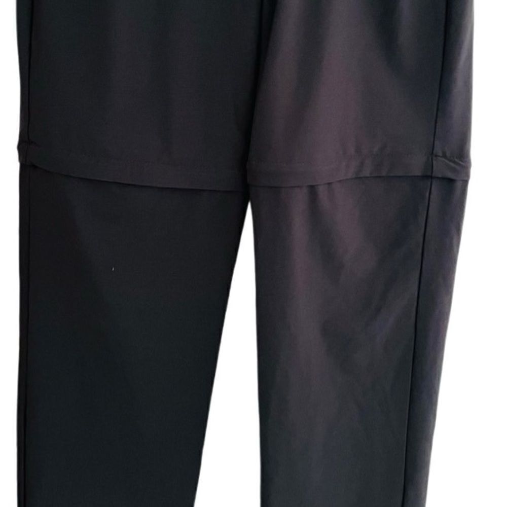 Eddie Bauer black Convertible zip off /to shorts nylon pants size 6. - Picture 5 of 8